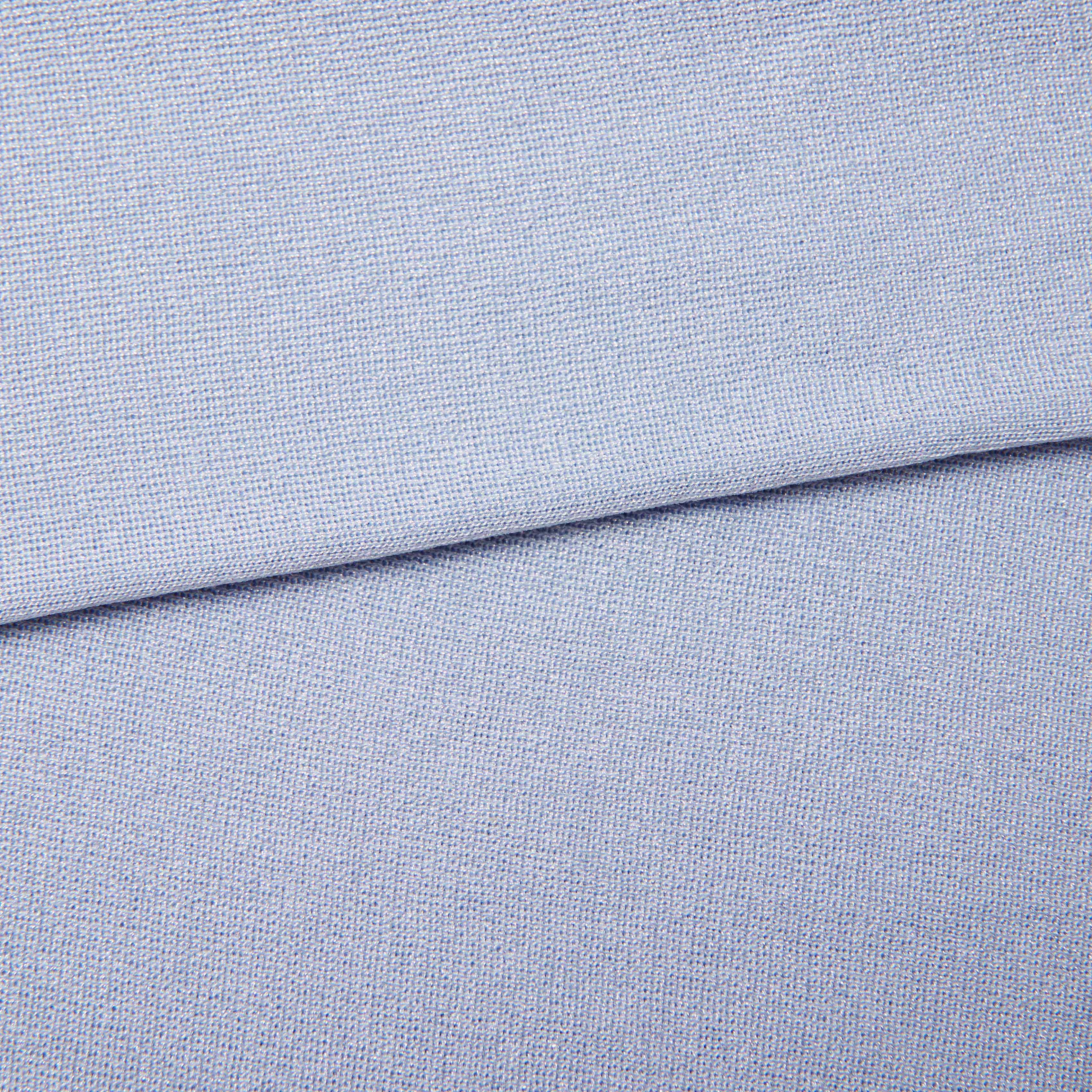 Blue Viscose Knit Midi Skirt - Image 5