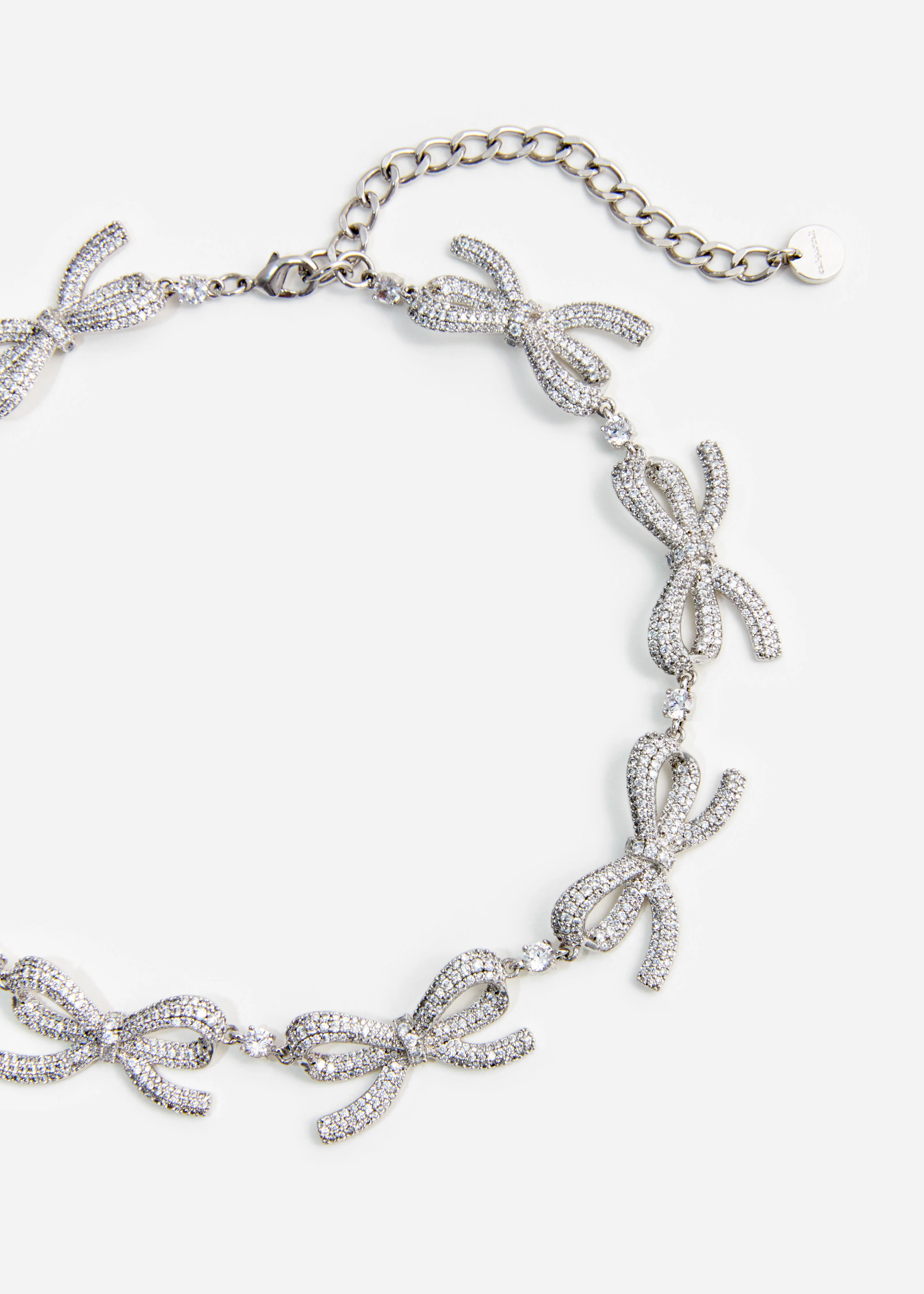 Crystal Bows Necklace - Image 3