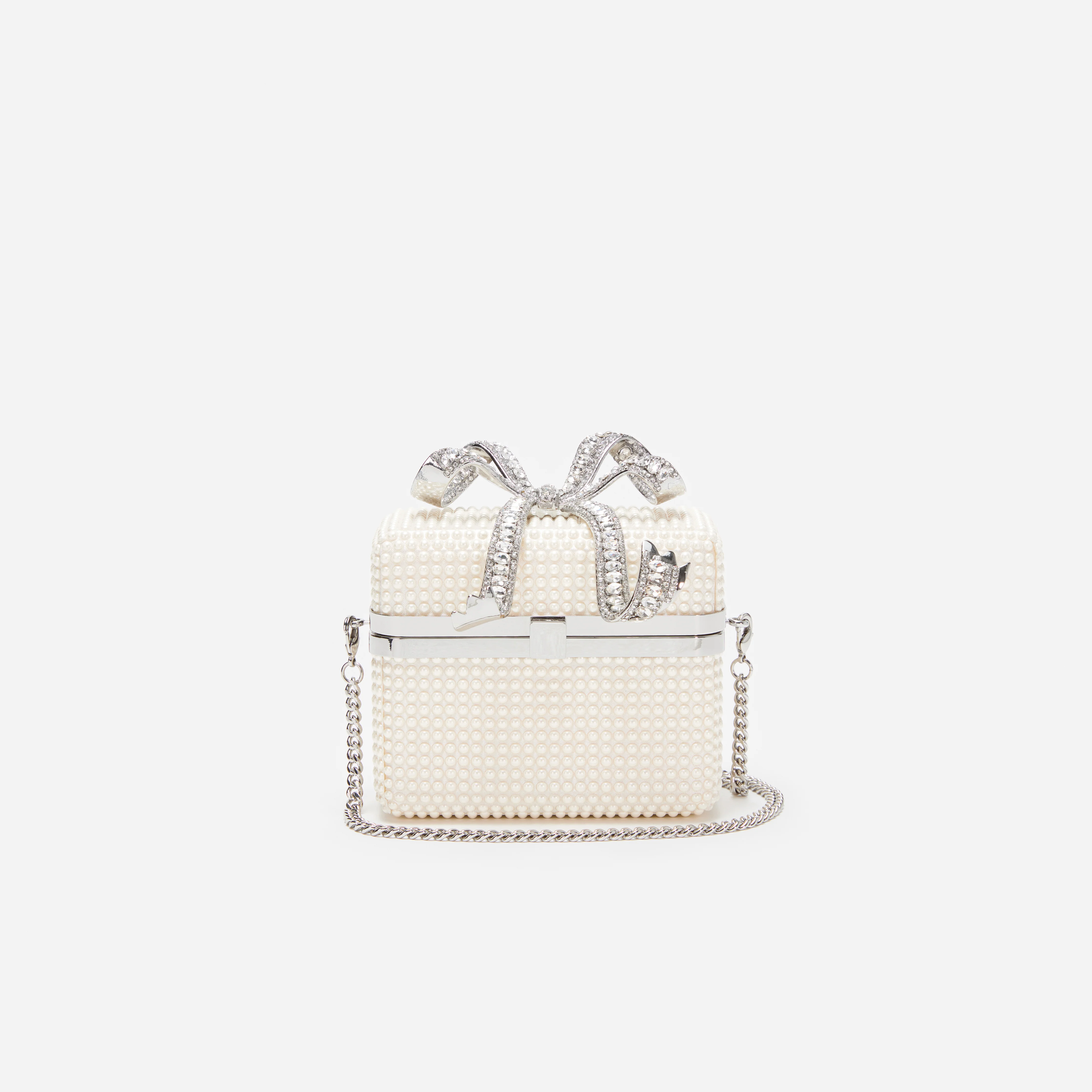 Pearl Embellished Vanity Case - Image 4