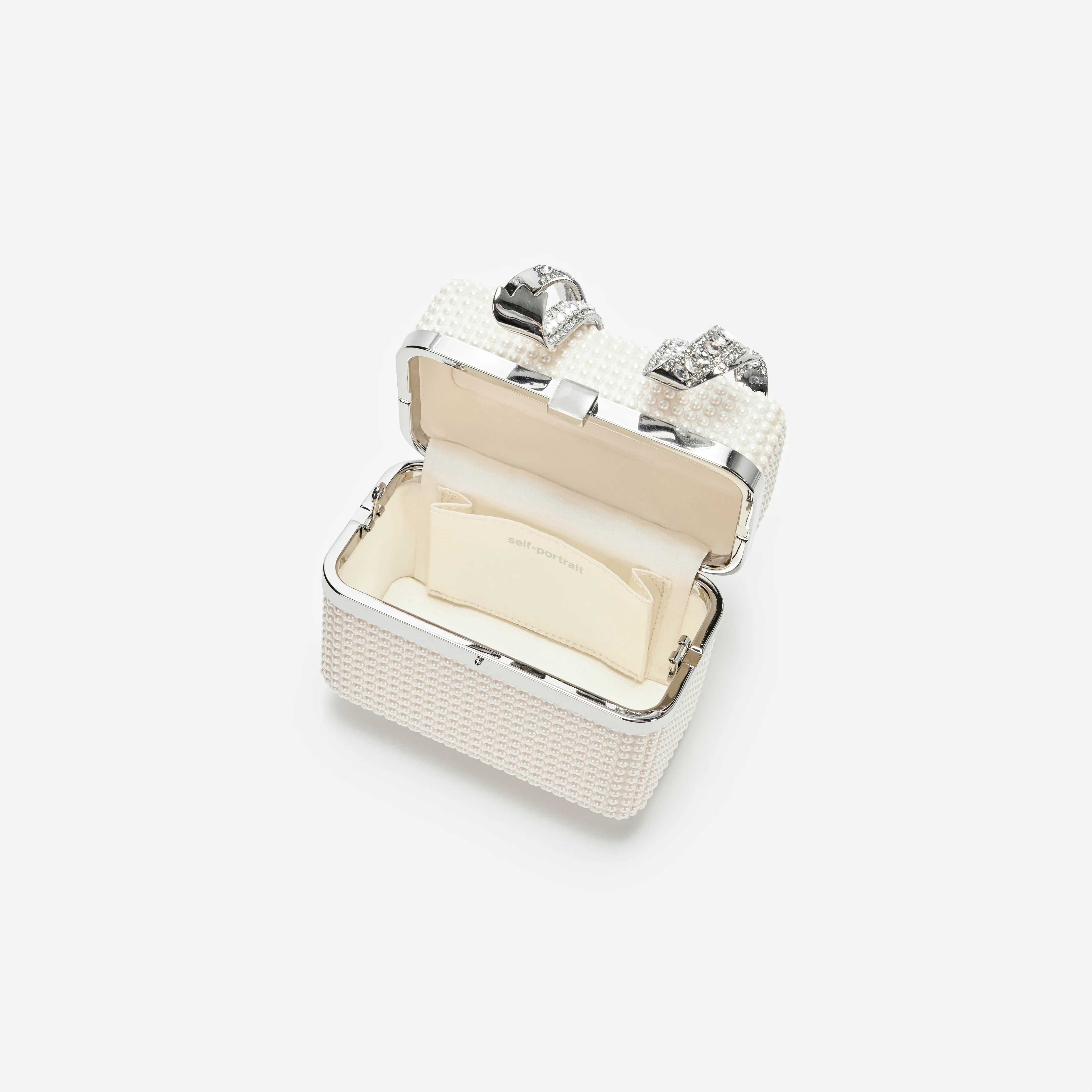 Pearl Embellished Vanity Case - Image 5