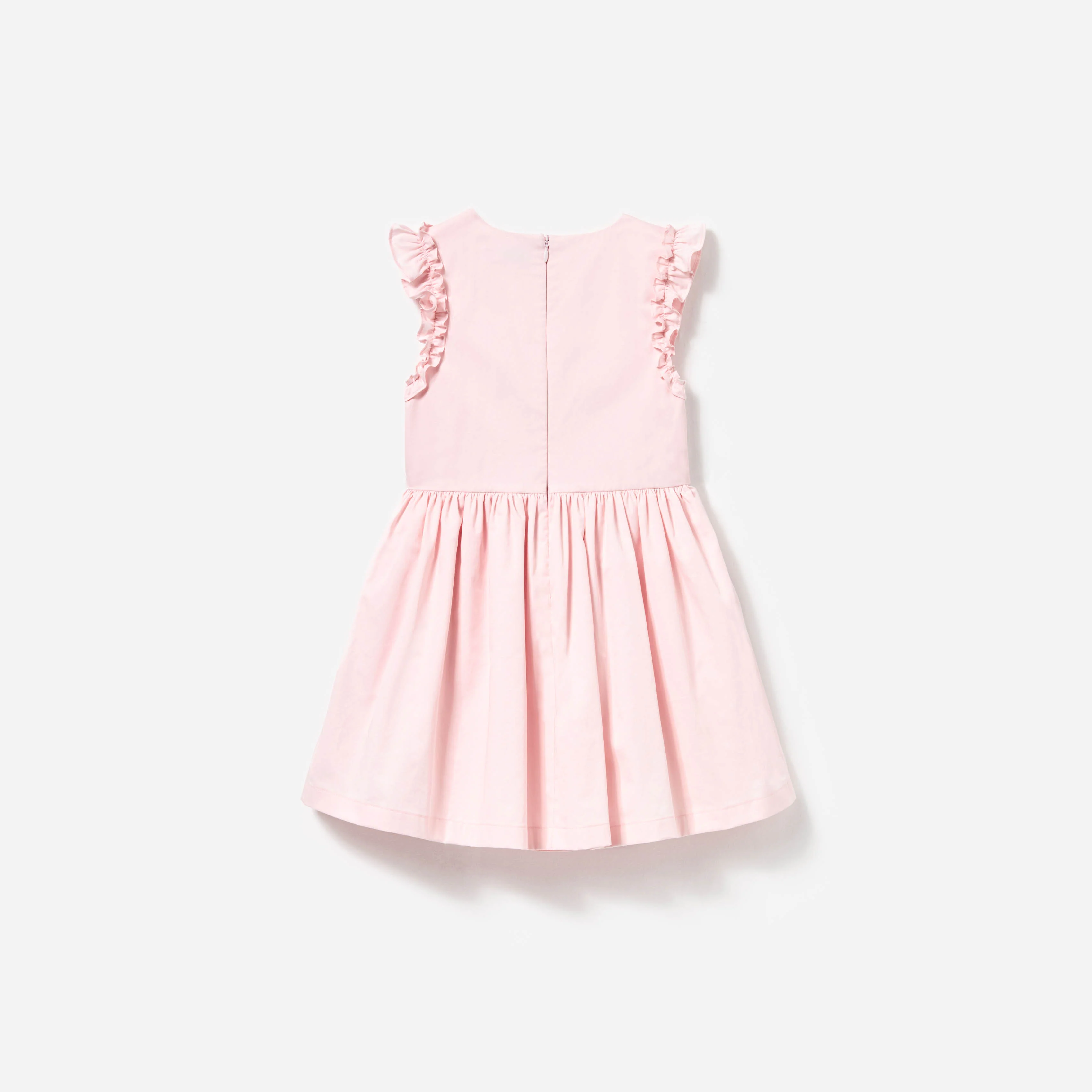 Pink Cotton Flower Dress - Image 2