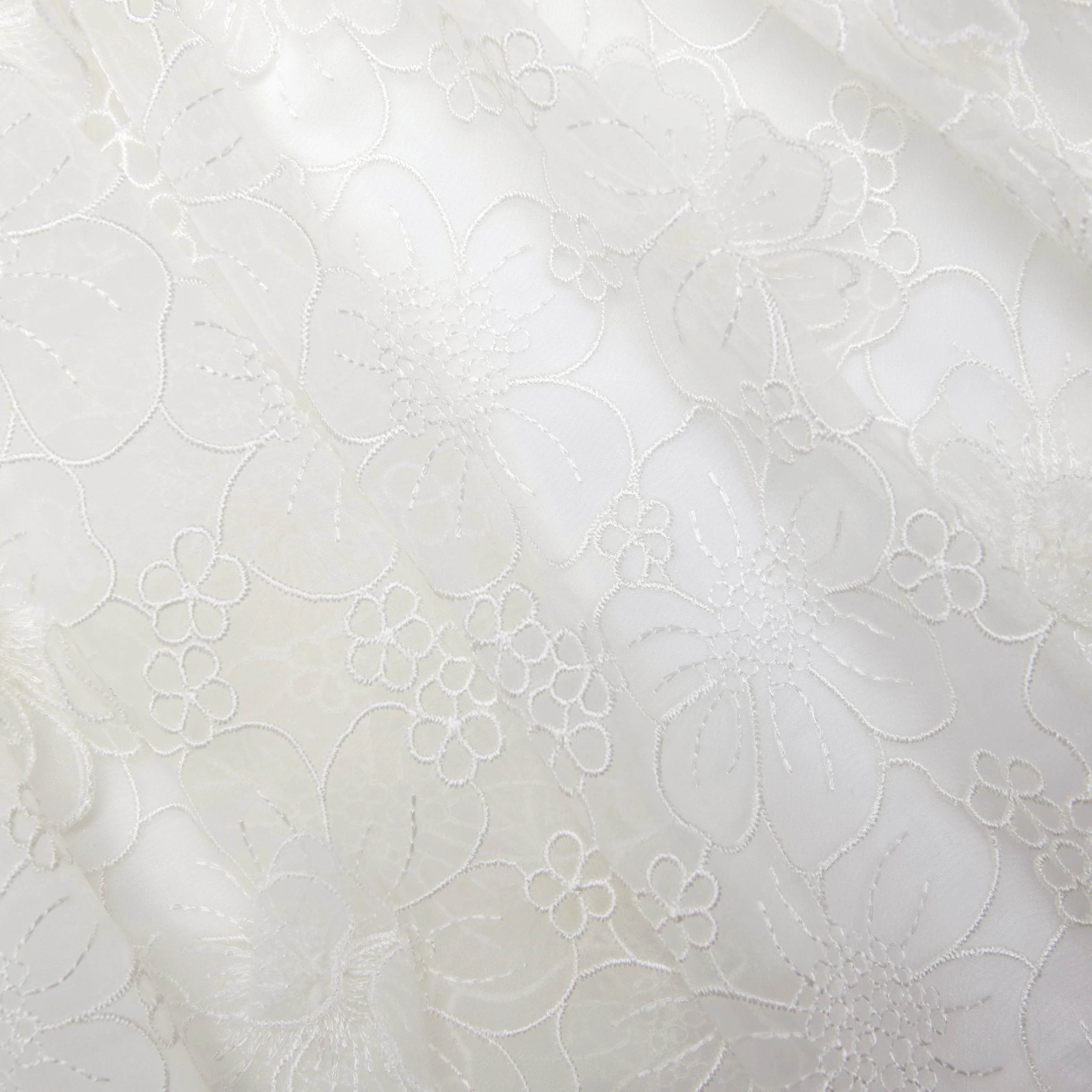White Embellished Tulle Dress - Image 3