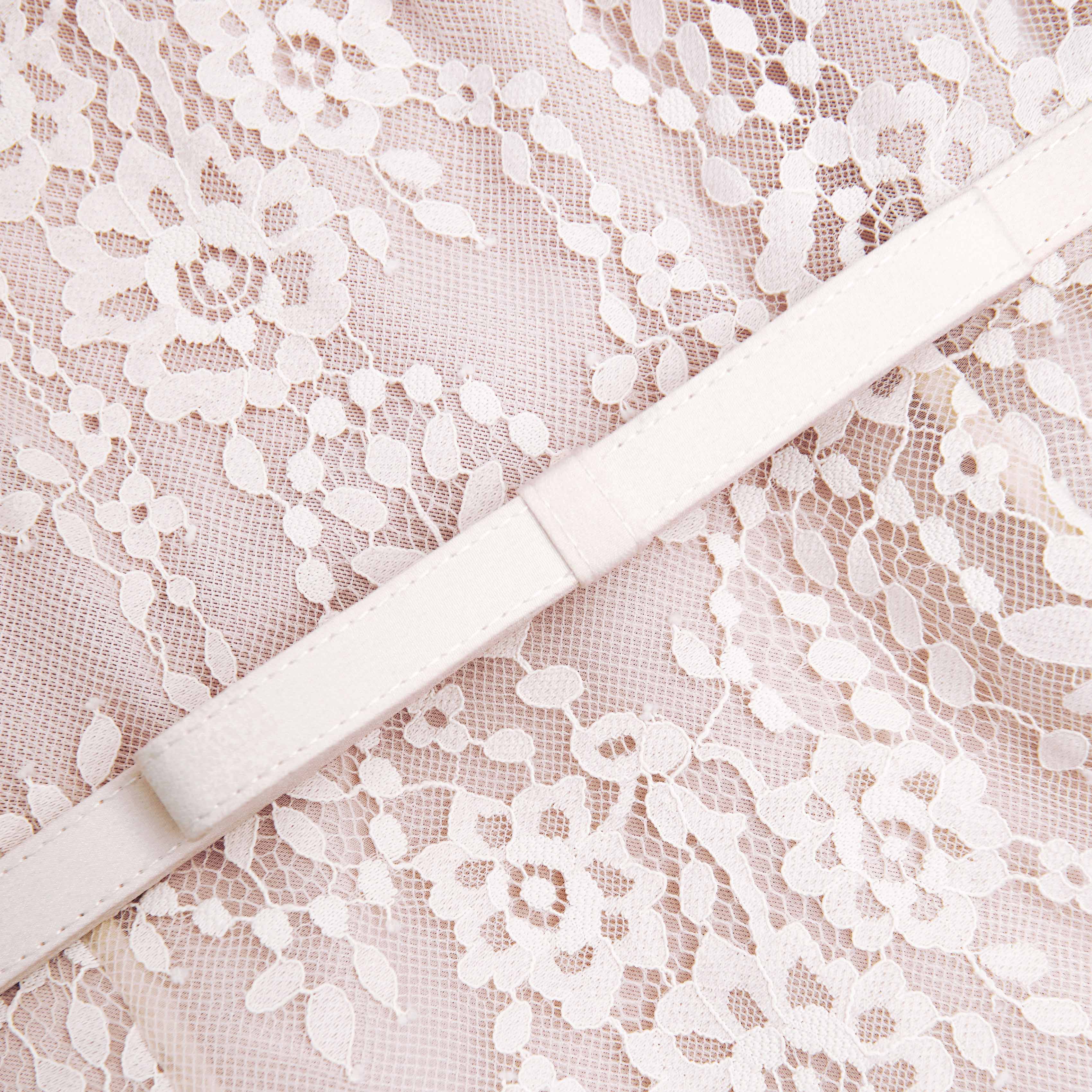 White Lace Midi Dress - Image 5