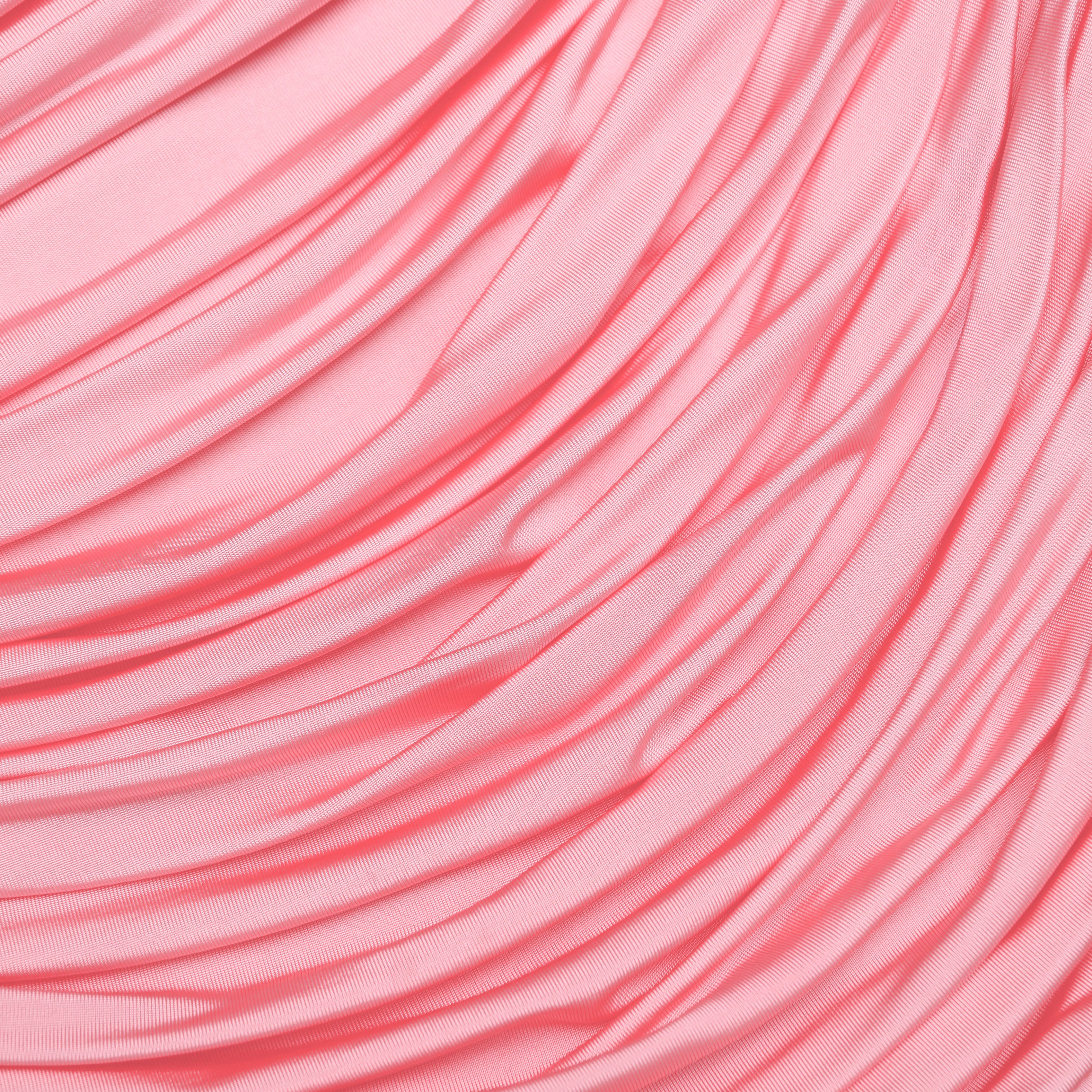 Pink Jersey Gathered Maxi Skirt - Image 5