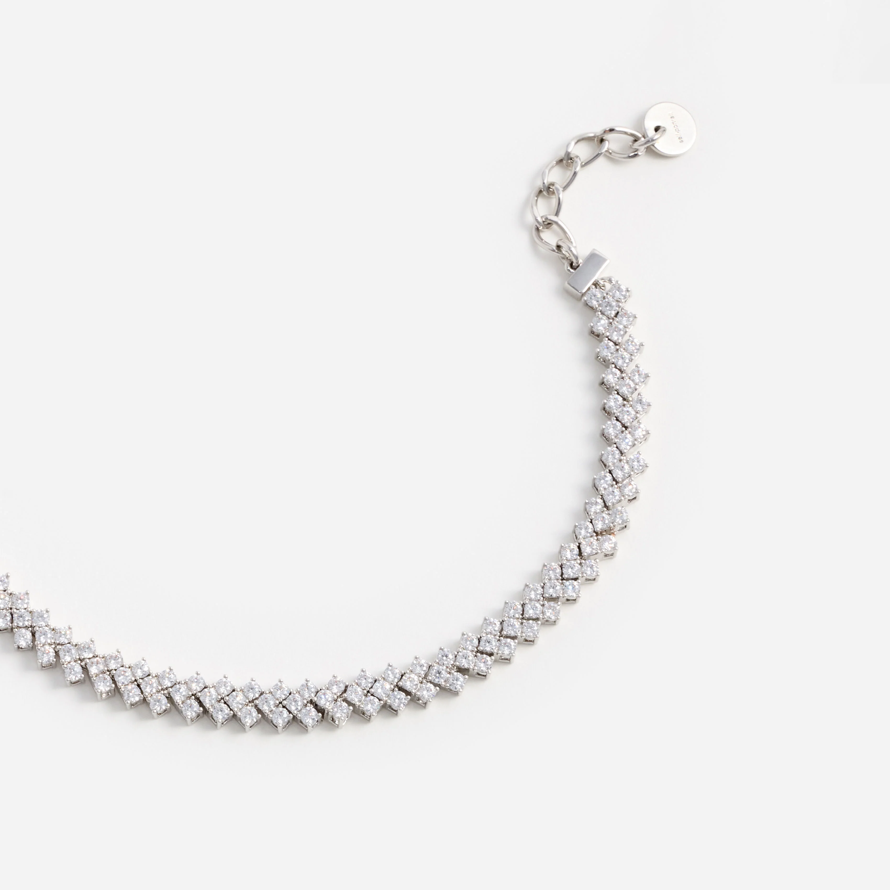 Silver Crystal Bracelet - Image 3