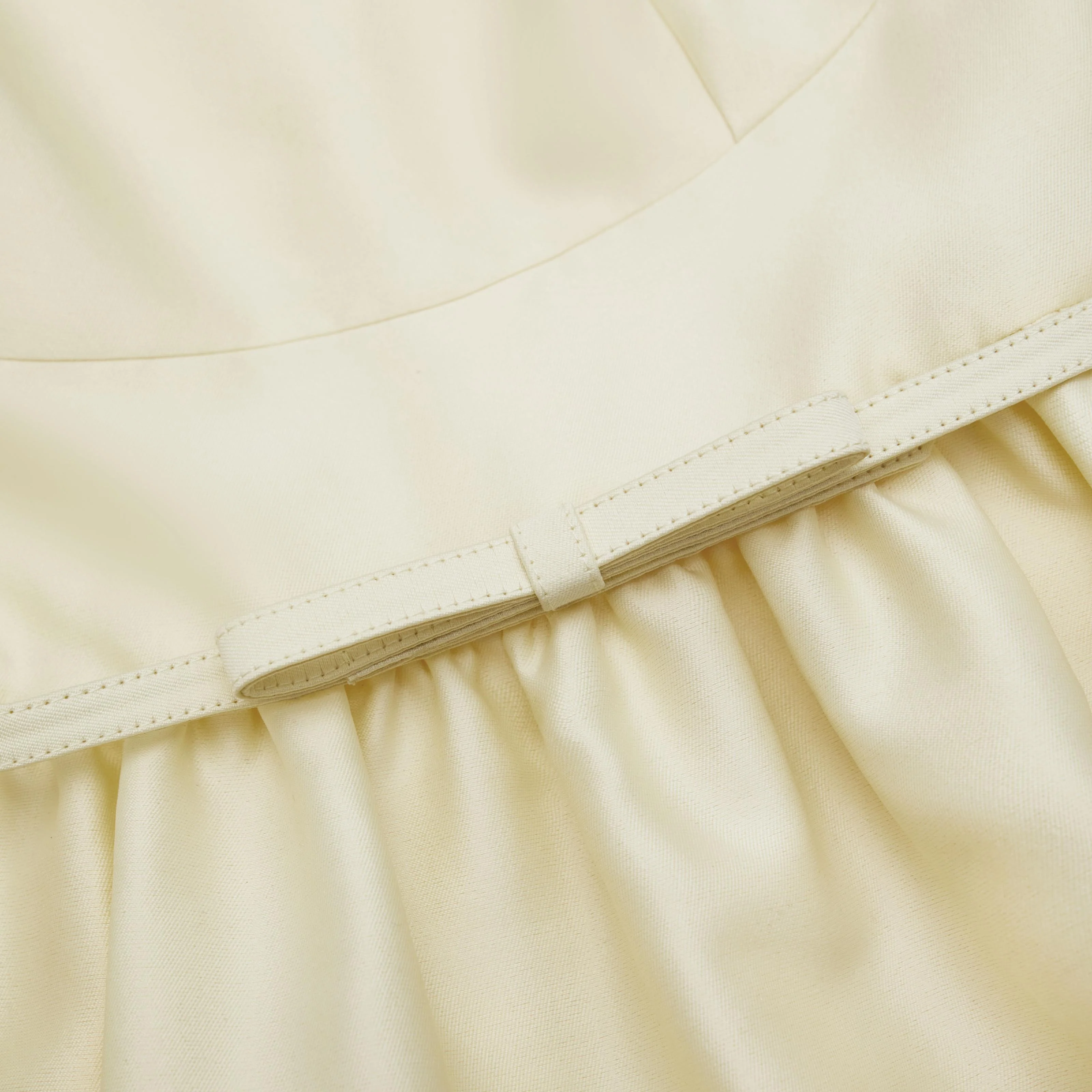Yellow Taffeta Midi Dress - Image 5